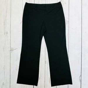 LOFT Julie Custom Stretch Trousers in Black SZ 12